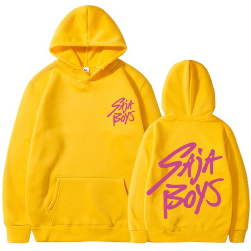 Unisex Hooded Sweatshirt Teens Adults Cotton Blend Printed Pullover With Front Pocket Casual Wear