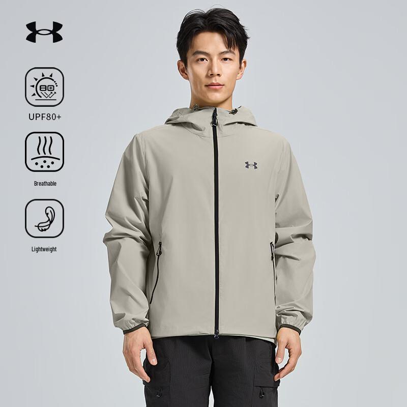 Under Armour Унисекс Легкая куртка с капюшоном для защиты от солнца UPF