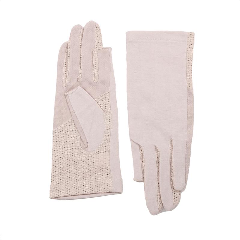 Женские летние тонкие короткие перчатки из полиэстера и хлопка, спортивные нескользящие дышащие перчатки для вождения и езды, солнцезащитные перчатки