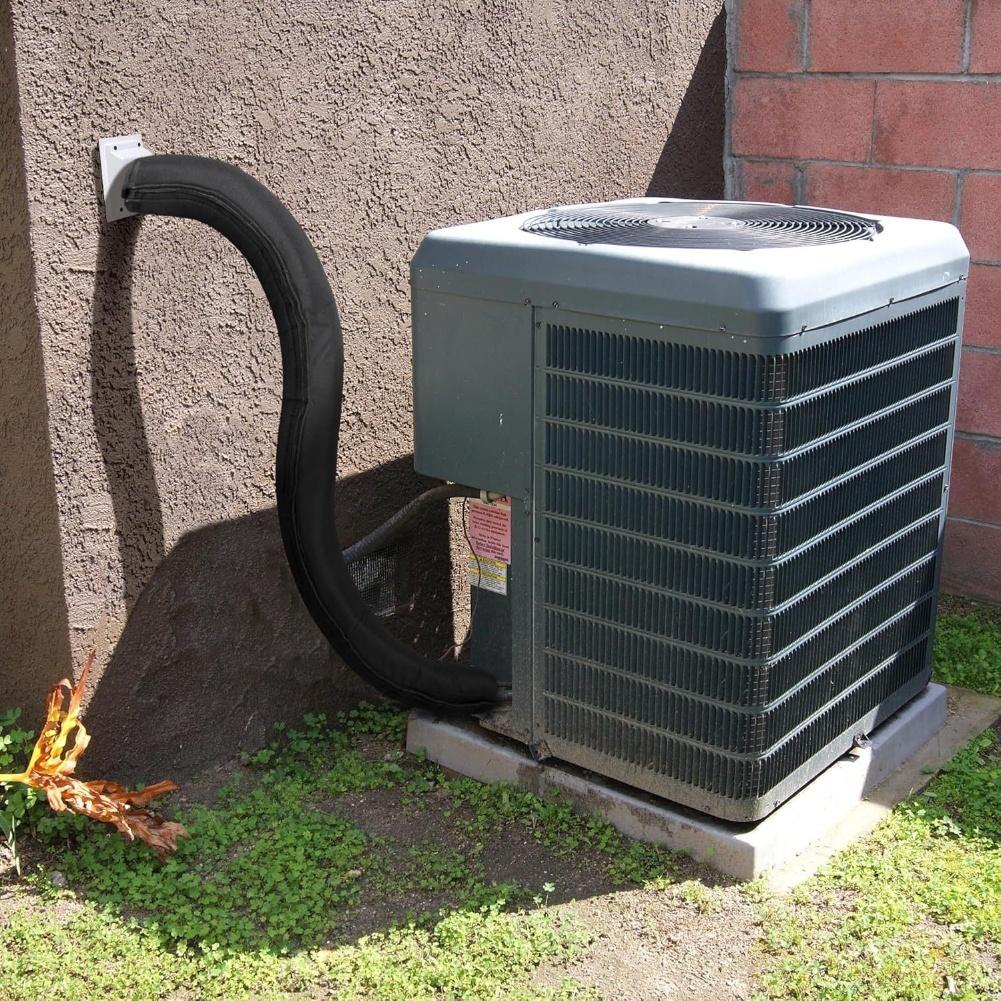 Изолирующий рукав для шланга HVAC из Оксфордской ткани, рукав для шланга мобильного кондиционера, защитный чехол для выхлопной трубы, теплоизоляционный чехол