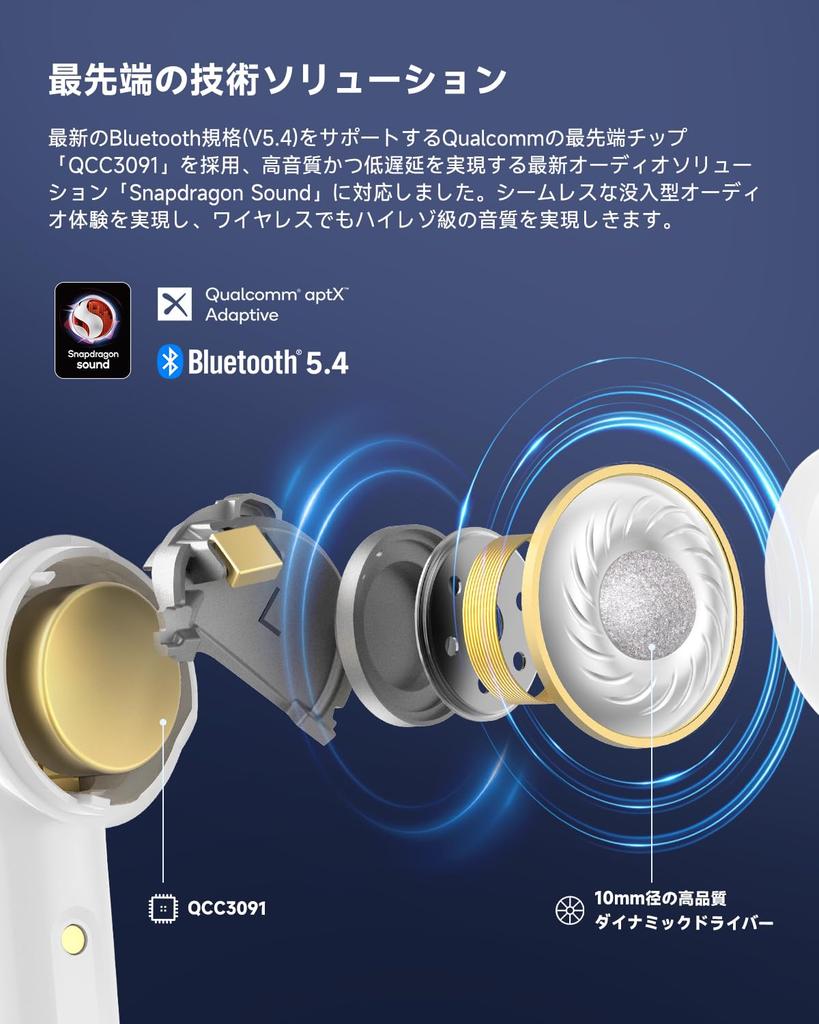 EarFun Air Pro 4 Wireless Earphones White