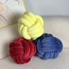 1 шт. 22 см/8,66 дюйма Подушка-узел в форме шара Декоративная подушка для гостиной Кровать Диван Подушка ручной работы