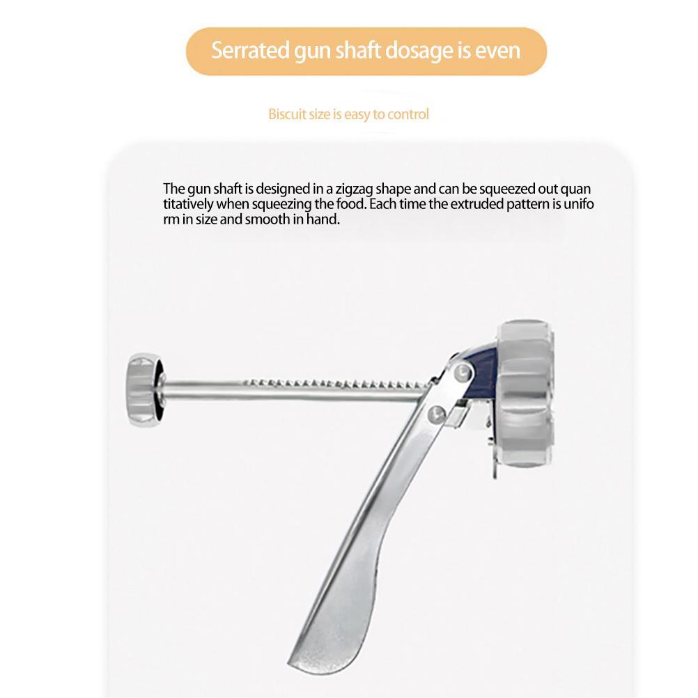 Пресс для печенья Набор для приготовления печенья из нержавеющей стали Пресс для печенья с 20 дисками и 4 насадками для глазури для приготовления печенья своими руками и