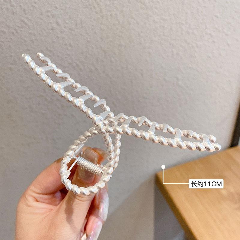 New Women Fashion Metal Geometric Hair Clips Claw Clip Large Acrylic Hair Clip Headband Hairpin Hair Crab Hair Accessories