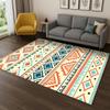 Bohemian Persian Geometric Flower Carpet Rug for Home Bedroom Living Room Sofa Doormat Decor,Game Non-slip Floor Mat