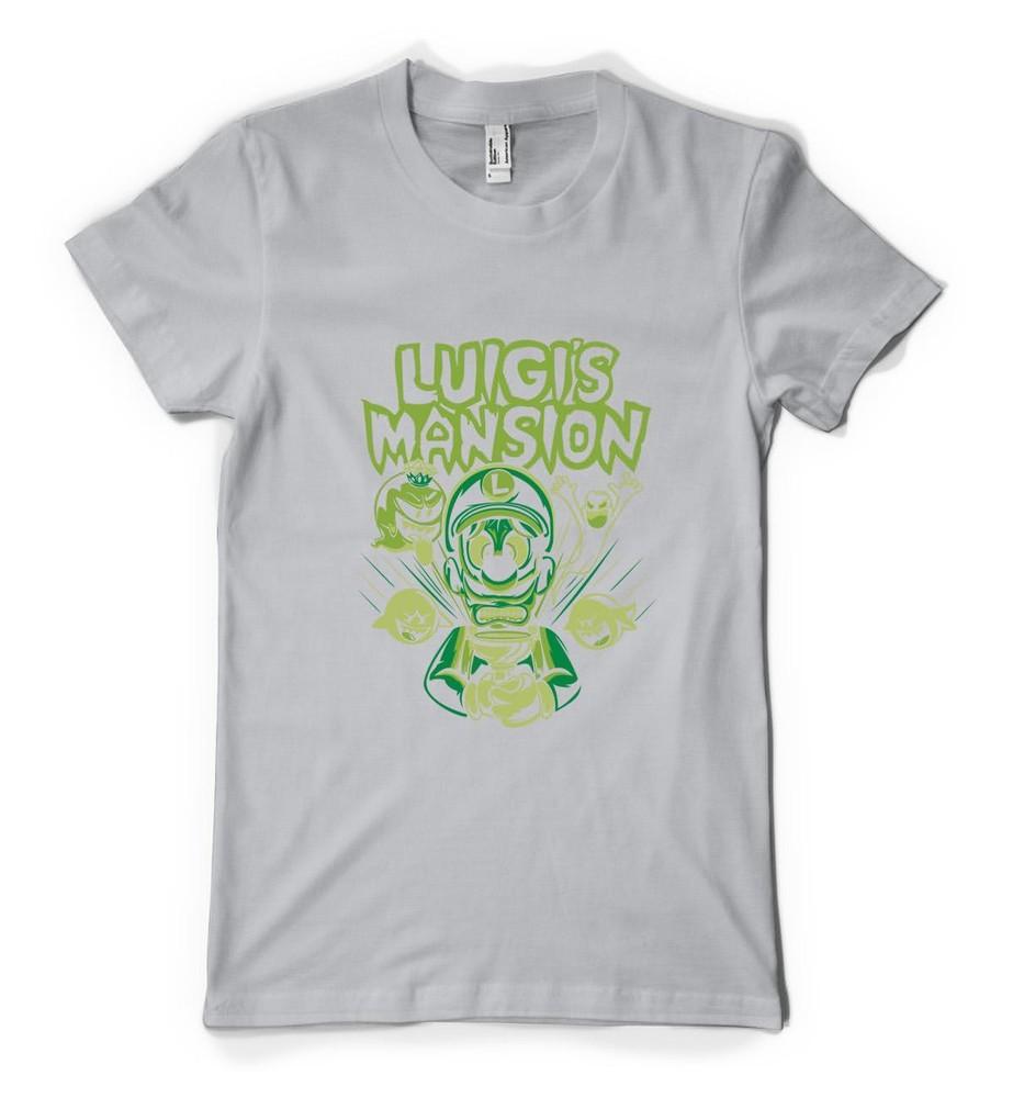 Bnwt Free Personalisation Luigi Unisexsion Gaming Mario Adult And Kids TShirt