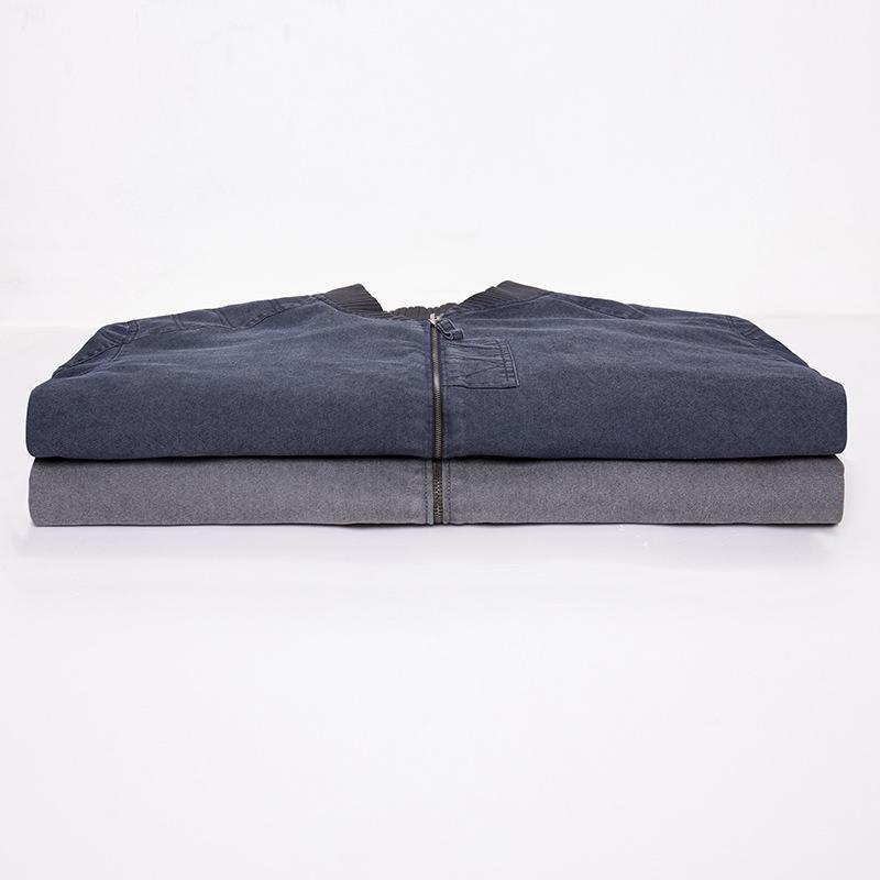 Spring and Winter Jacket Men's Cotton Flight Suit Outdoor Tooling Stand Collar Retro Baseball Collar Jacket