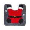 Christmas Santa Gnome Toilet Cover Set Festive Bathroom Decor Home Gift New Year Accessories