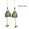 Feng Shui Alloy Wind Bell Ornament (Buddha) Bell Pendant Home Car Decoration Anti-theft Door Pendant