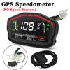 Универсальный светодиодный ЖК-спидометр GPS для мотоцикла, цифровая подсветка, водонепроницаемый одометр, тахометр для 2, 4-цилиндровых двигателей, авто