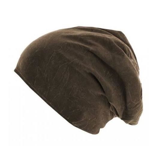 Bonnet Jersey Long Brun MASTERDIS Stonewashed URBAN CLASSICS