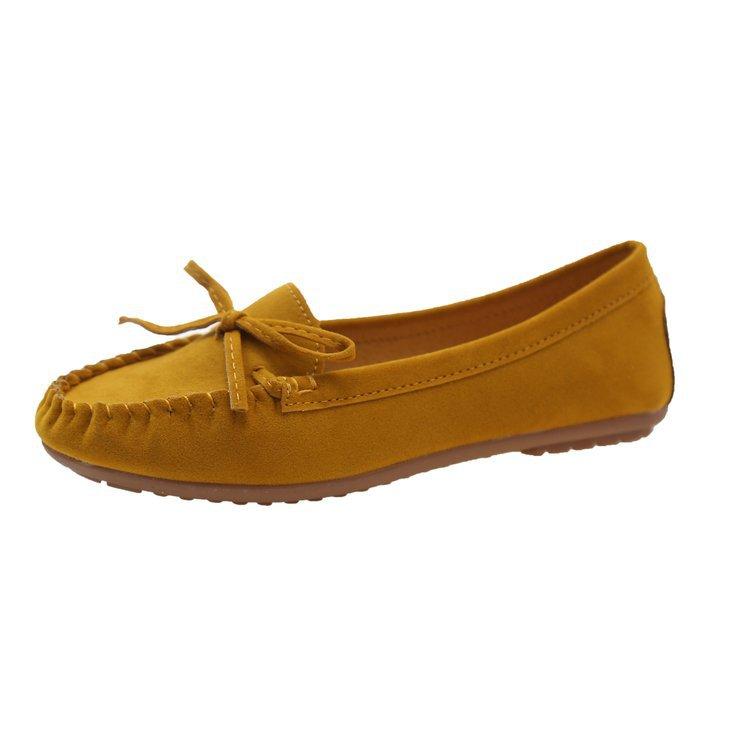 Trend Fashion Casual Lofers Women's Flat Shoes Ladies Elegant Butterfly-Knot Comfortable Women Soft Classic Office Shoes