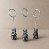 3Pcs Note Holder Stable Anti-Corrosive Spiral Clip for Notes Photos Menus Business Cards Retro Zodiac Desktop Ornament Unique Gift for Collectors