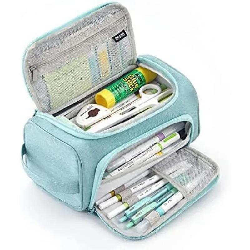 Super Big Pencil Case Cute Pencil Box Storage Bag Large Capacity for Boy Girl Kid's Gift Multipurpose Pencil Bag School Stationery