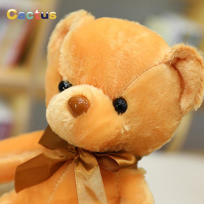 30Cm Colorful Bear Plush Animals Toys Doll Soft Stuffed Teddy Bears For Girls Wedding Baby Shower Toy Birthday Gift Child Kids