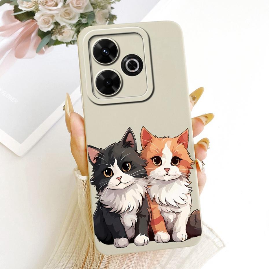 New Fashion Phone Case For Xiaomi Redmi 13X Soft Silicone Cases For Redmi 13X Shockproof Covers Bumpers