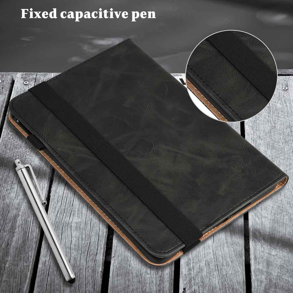 For Xiaomi Redmi Pad Pro/Pro 5G/Poco Pad 4G Case Line Imprinted PU Leather Card Holder Tablet Stand Cover