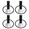Pack Pot Metal Flower 4 Holder Rings For Creative Indoor And Outdoor Displays