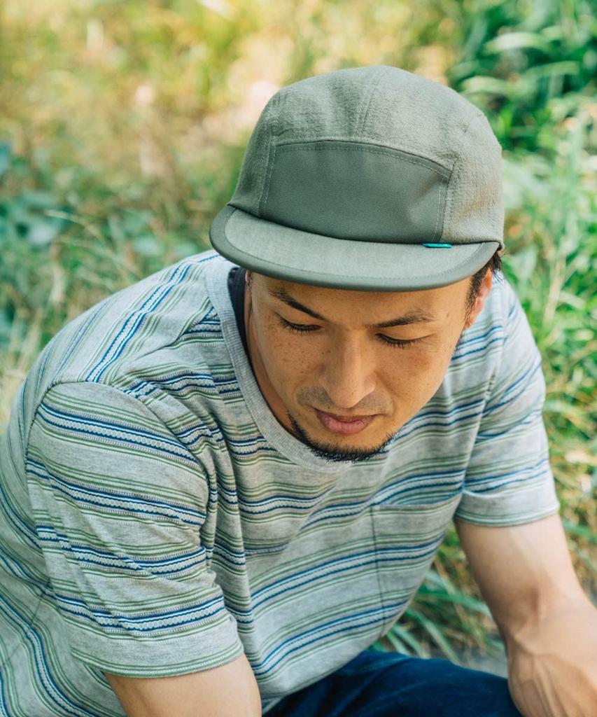 Nakota Linen Cool Jet Long and Large Suitable for Outdoor and Casual Solid Size L Circumference Khaki Cap, Brim, Lightweight, Men's Women's, Sizes,