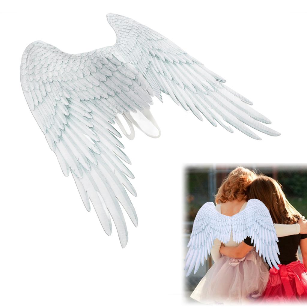 Large Wing Children Boy Girl Halloween Party Cosplay Costume Accessories Props White