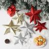 Tree Top Decoration Five-Pointed Star Pendant Christmas Tree Topper Supplies Christmas Decorations