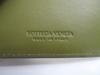 Оригинальный маленький складной кошелек для купюр BOTTEGA VENETA из темно-синей кожи #a594, восстановленный