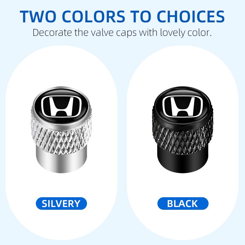 Box Car Tire Stem Valve Caps Aluminium Car Dustproof Caps Tire Wheel Stem Air Valve Caps For Honda Civic XR-V HR-V City Accord