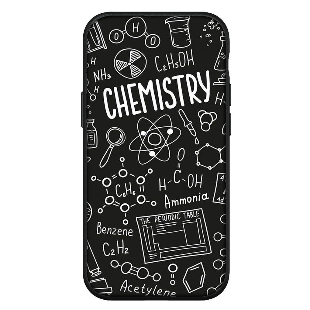 Для iPhone 16 15 Xiaomi Redmi Note 14 13 12 Pro Max X 8 9 16e Samsung Galaxy S25 S24 S23 Moto OPPO Химия Наука Математика Уравнение Формула Чехол для телефона