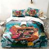 Dandadan 3pc Set Perfect for Bedroom Use Comfortable Bedding Set Includes a Duvet Cover and Two Pillowcases Ideal Birthday or Christmas Gift