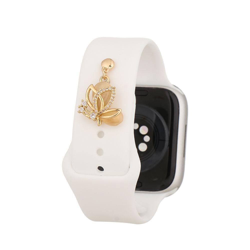 Diamond Accessories Personalized For iwatch Silicone Pendant For Apple Watch Strap Decorative