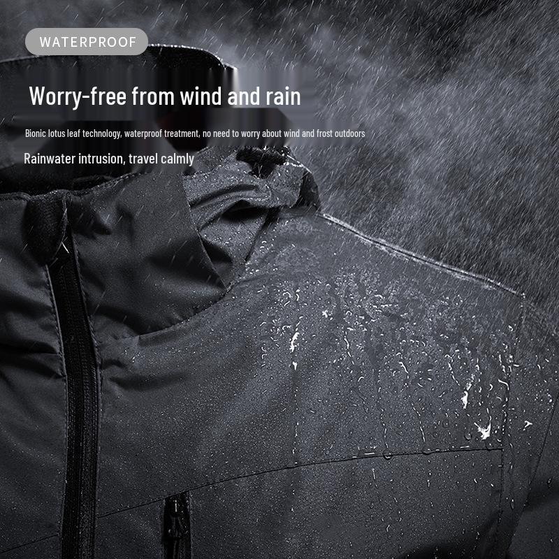Ветрозащитная водонепроницаемая куртка для альпинизма для пар на открытом воздухе 2025