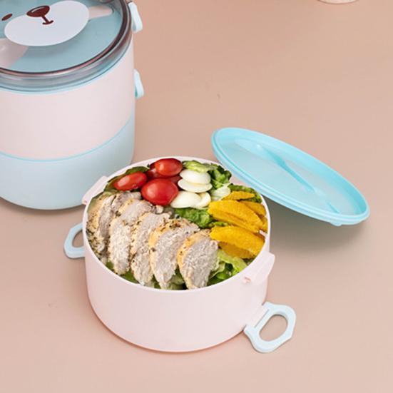 Полезный, не содержит BPA, легко чистится, 3 цвета, ложка в скандинавском стиле, в комплекте контейнер для бенто для уличного контейнера для бенто