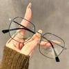 New Large Frame Ultra-light Flat Light Female Student Uncensored Artifact Anti-blue Light Glasses  Myopia Glasses Frame 9033