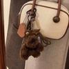 Мягкая подвеска West Highland Bag Anti-lost Korean Charm Rope Keyring Girls