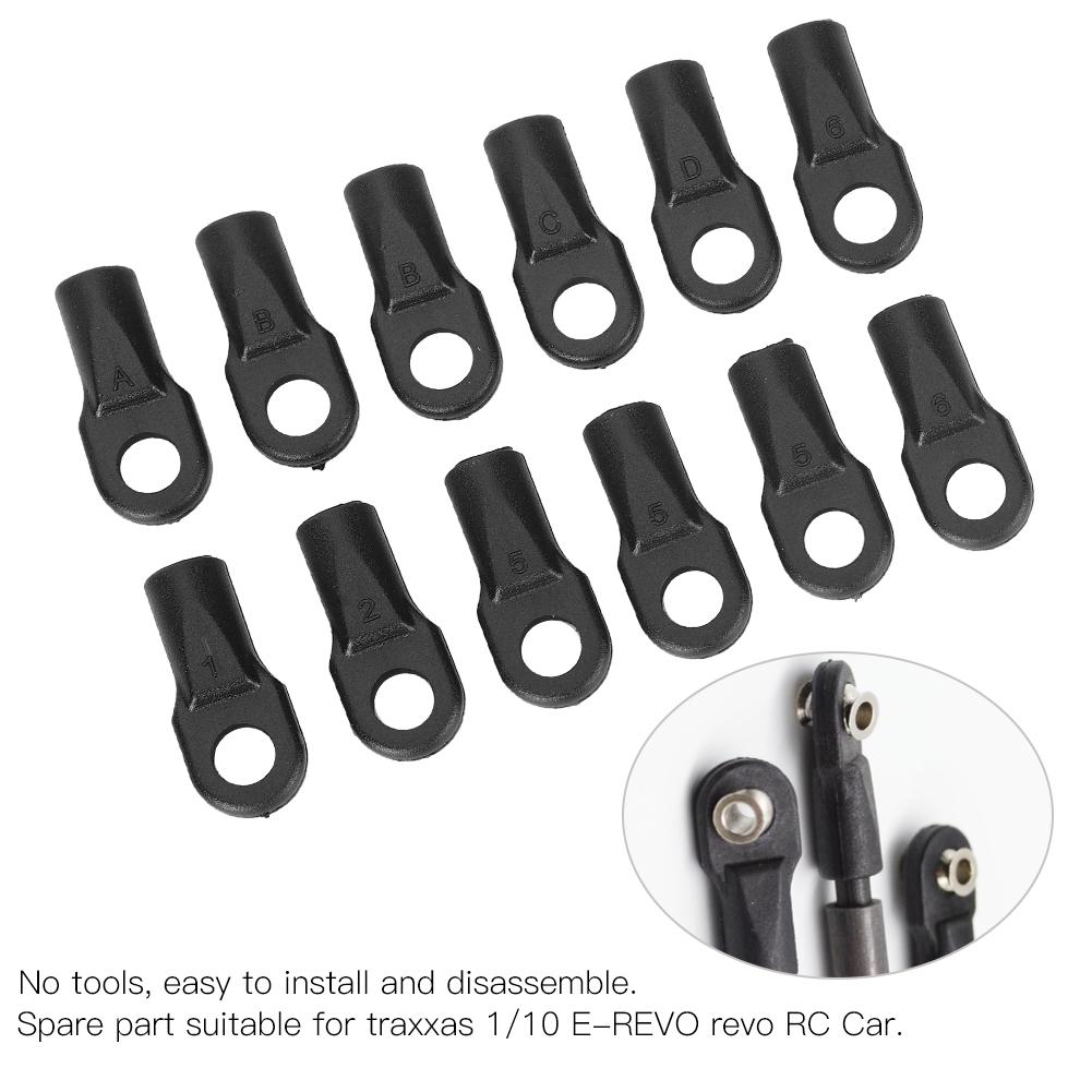 12pcs Rod Ends with Hollow Balls RC Car Part Fit for Traxxas 110 E REVO Revo RC Car