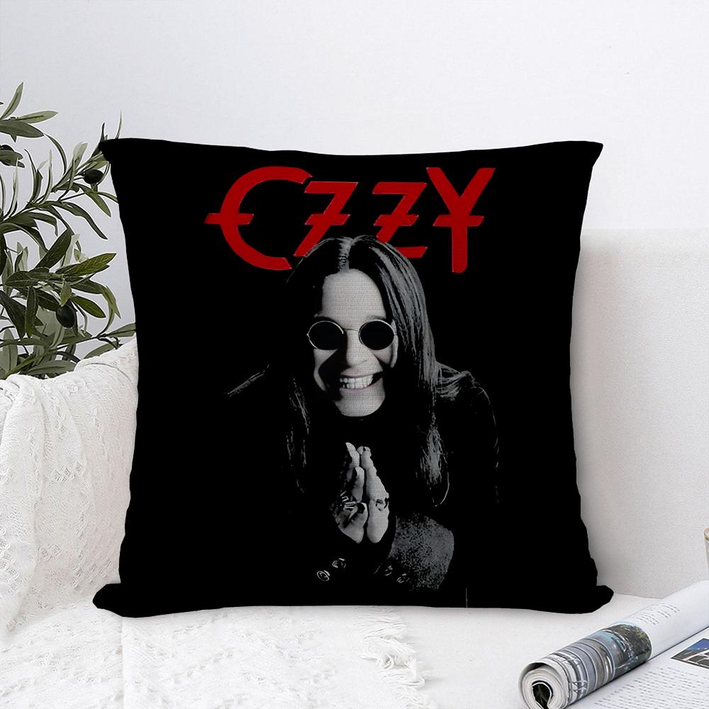 O-Ozzy Osbourne Pillow Case Sofa Decorative Home Double-Sided Print Plush Square Throw Pillow Covers Cushion Decor Cover