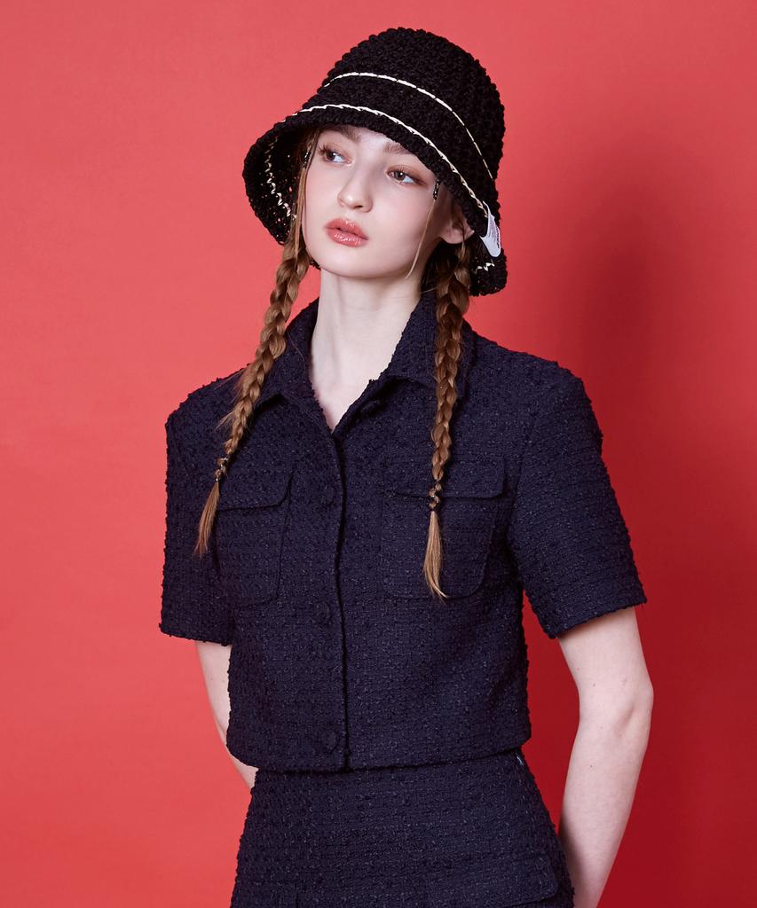 Минималистичная черная панама Seullipiseullib Line