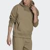 adidas Мужская толстовка с карманом-кенгуру, зеленая H62532