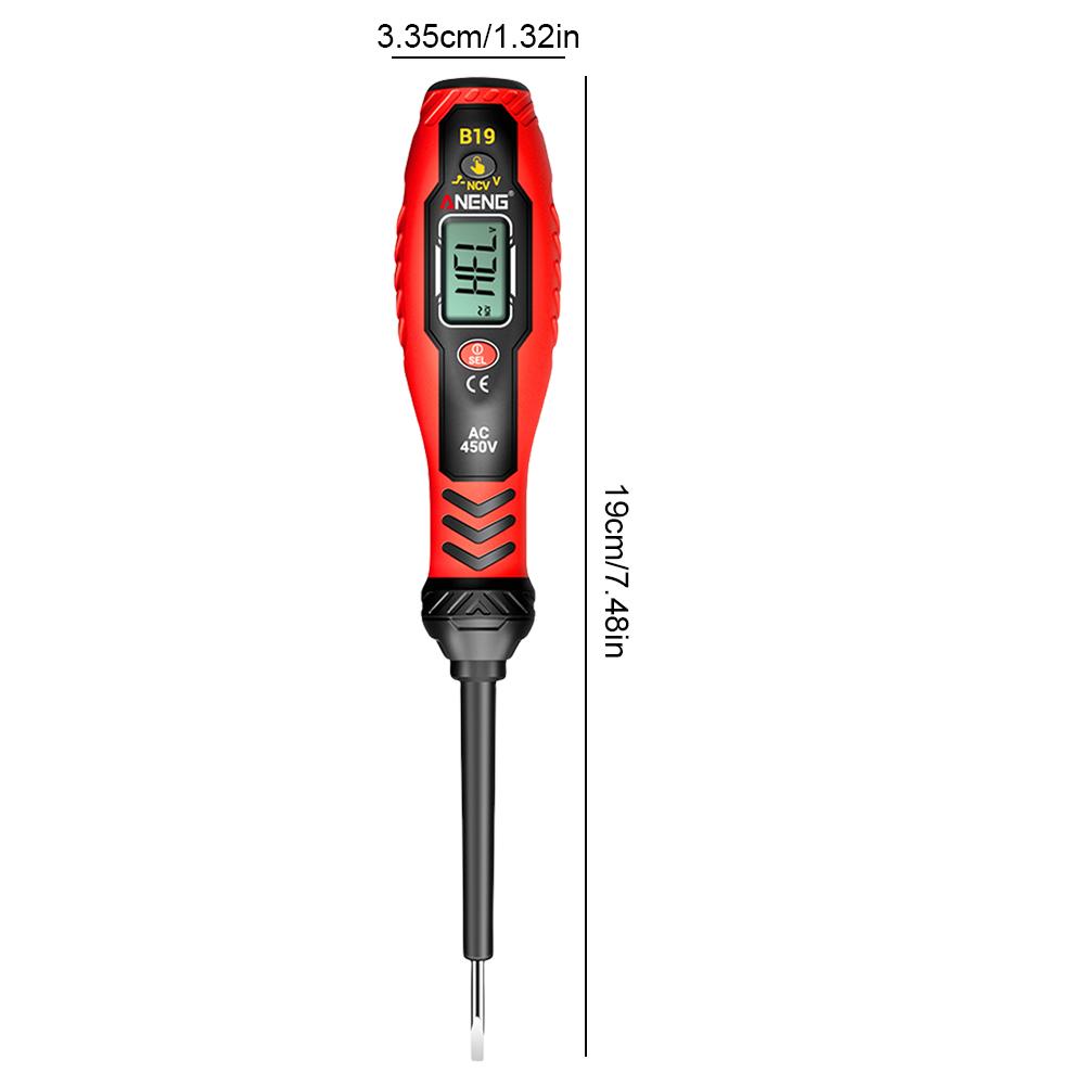 ANENG B19 Tester Pen Buzzer Alarm Non-Contact Test 30-1000V Voltage Detector Meter Voltmeter Diagnostic Breakpoint Finder Tools