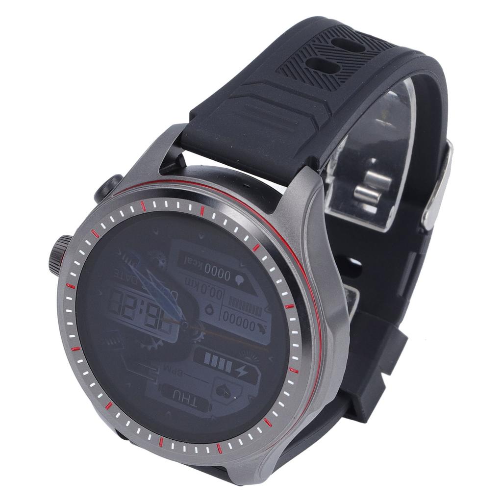 2 In 1 Smartwatch with Bluetooth Earbuds 1.53 Inch Touch Screen Music Playback Answer Make Call