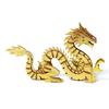 Dragon Gold Wooden 3D 3D puzzle DIY craft kit that can be enjoyed by everyone from elementary school students to adults Educational toy for boys and