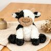 Sitting Cow Plush Toys Super Soft Skin-friendly Sleep Companion Doll Interesting Realistic Animal Doll Birthday Gifts For Friend