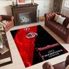 Ac Milan Customize Text Floor Rug Office Rug Design for Game Room Balcony Dining Room Entryway Antislip Carpet Decorate Offices Gift for Festivals