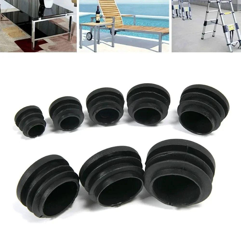 16pcs Plastic Hole Furniture Chair Leg Cover Thicken Decorative Dust Cover Insert End Cap Home