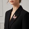 Rhinestone Horse Brooches Lapel Pins Brooch Pins New Running Horse Brooch  Jewelry Accessories