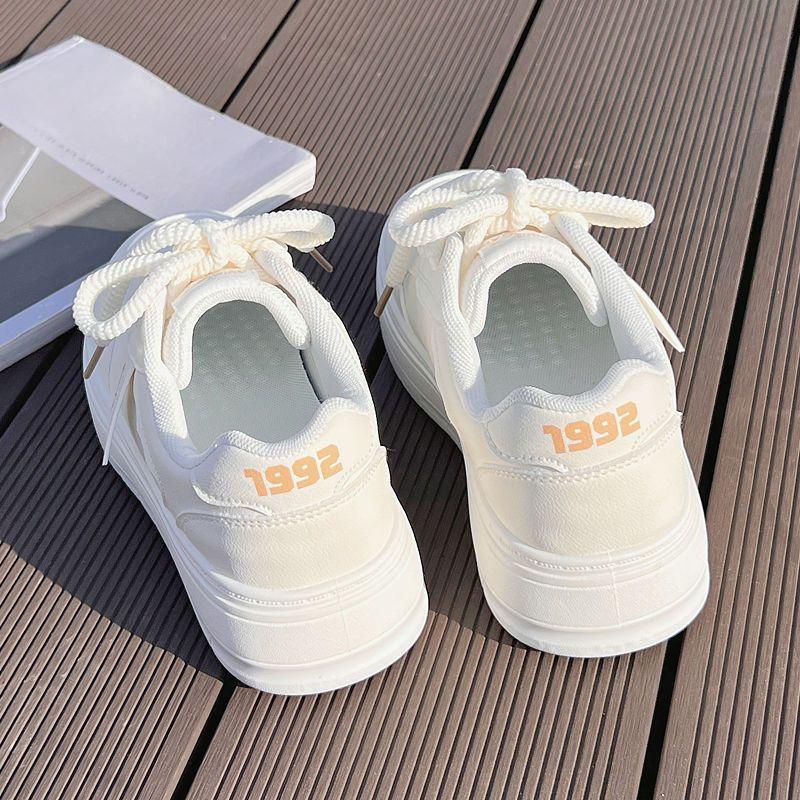 Белые туфли женские платья весна и осень новые студенческие универсальные спортивные повседневные туфли в японском стиле дышащие кроссовки для сноуборда