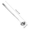 Stainsless Steels Dessert Spoon Long Handle Tea Coffee Stirring Spoons Kitchen Mixings Spoon for Dessert Milkshakes Salad