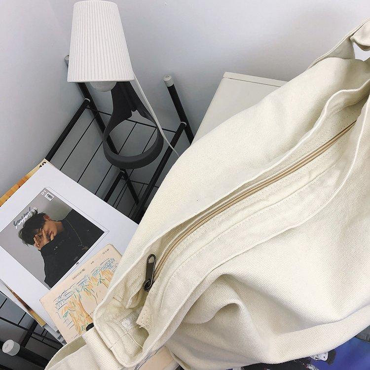 Модная универсальная сумка-мессенджер, женская большая вместительная холщовая сумка в стиле ретро, ​​студенческая сумка, простая большая сумка