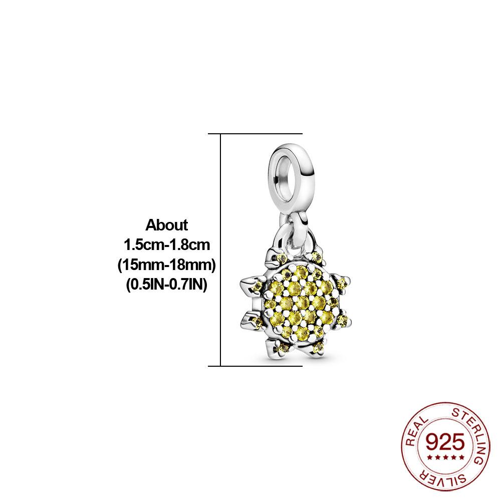 Новый настоящий S925 стерлингового серебра Me Шарм Единорог звезда обруч из бисера подходит оригинальные браслеты Me женские украшения в форме сердца для подарка