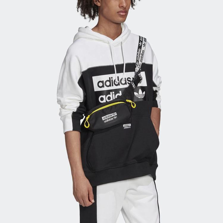 adidas Оригинальная унисекс толстовка RYV Черно-белая FM2279
